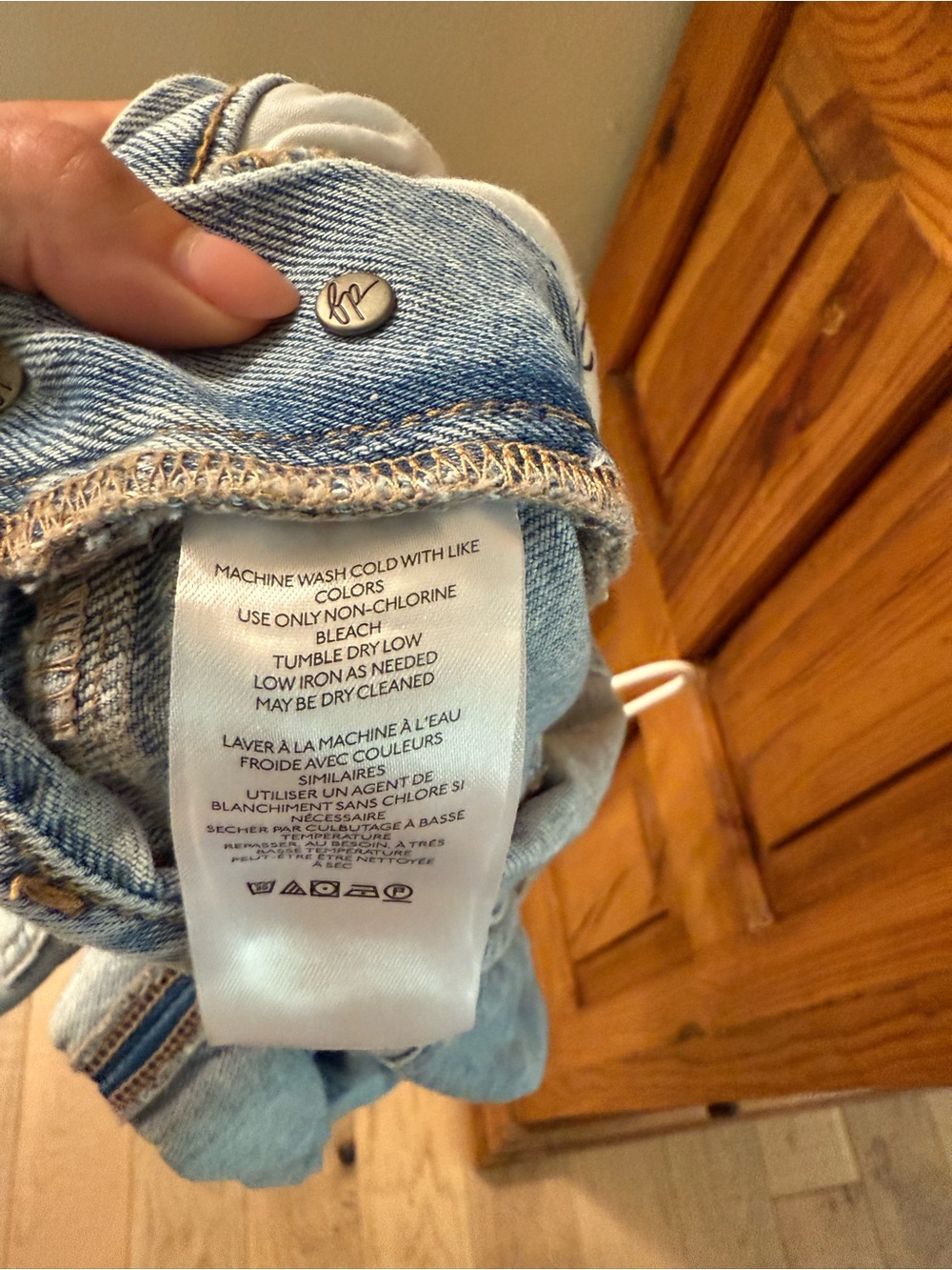 Free People Light Blue Denim Short Overalls - Picture 4 of 4